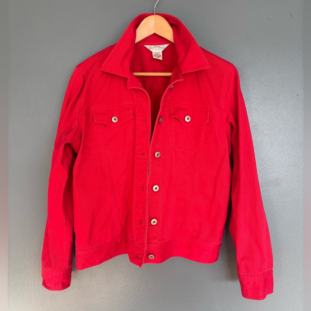 Vibrant Red Jacket - Picture 2 of 7